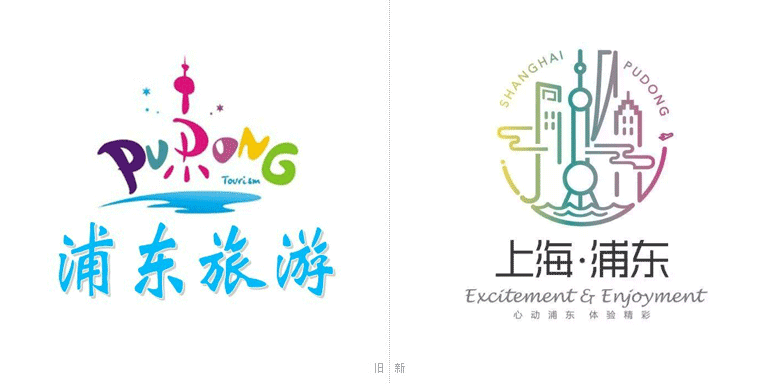 上海浦東旅游標志，上海浦東旅游品牌，上海浦東旅游LOGO，旅游品牌形象
