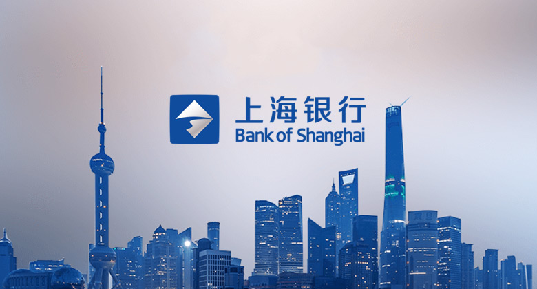 上海銀行LOGO，上海銀行標志，上海銀行品牌形象，銀行品牌設(shè)計