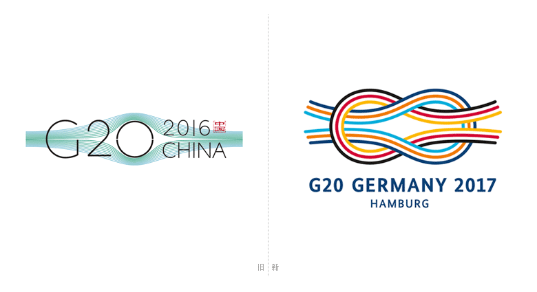 德國(guó)漢堡G20峰會(huì)LOGO，德國(guó)漢堡G20峰會(huì)標(biāo)志，G20峰會(huì)品牌設(shè)計(jì)