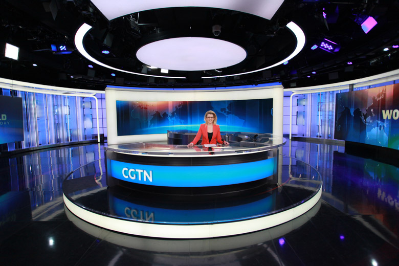 中國(guó)環(huán)球電視網(wǎng)CGTN標(biāo)志，中國(guó)環(huán)球電視網(wǎng)CGTN LOGO，電視臺(tái)標(biāo)志，電視臺(tái)LOGO，電視網(wǎng)品牌設(shè)計(jì)