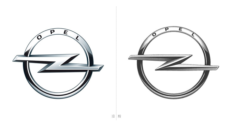 德國(guó)歐寶汽車LOGO，歐寶汽車OPEL標(biāo)志，汽車品牌設(shè)計(jì)