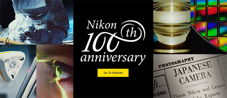 尼康100周年LOGO，尼康100周年標志，尼康品牌設(shè)計，相機品牌設(shè)計，數(shù)碼相機標志