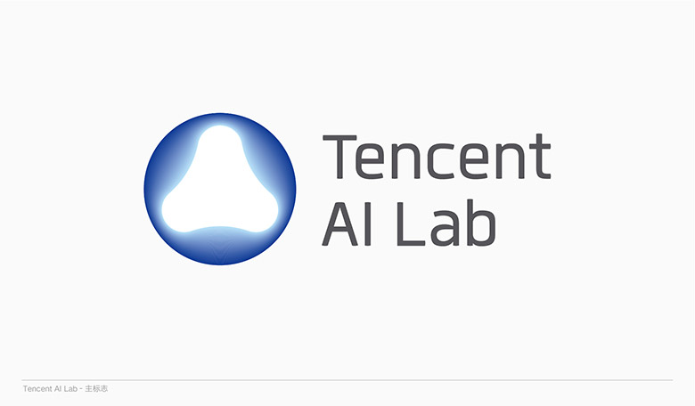 騰訊人工智能(AI Lab)標(biāo)志，騰訊人工智能(AI Lab)LOGO，人工智能品牌形象設(shè)計(jì)