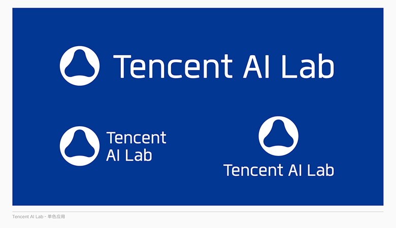 騰訊人工智能(AI Lab)標(biāo)志，騰訊人工智能(AI Lab)LOGO，人工智能品牌形象設(shè)計(jì)