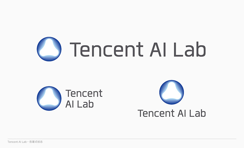 騰訊人工智能(AI Lab)標(biāo)志，騰訊人工智能(AI Lab)LOGO，人工智能品牌形象設(shè)計(jì)
