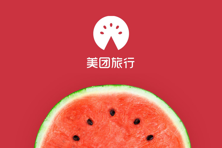 美團旅行標志，美團旅行LOGO，美團旅行形象設計，旅行品牌設計