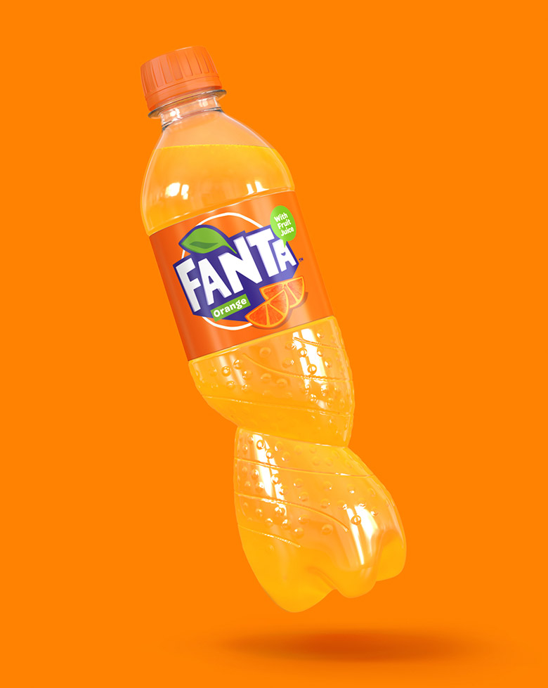 芬達(dá)（FANTA）標(biāo)志，芬達(dá)（FANTA）LOGO，芬達(dá)（FANTA）品牌形象設(shè)計(jì)，飲品包裝設(shè)計(jì)，飲品品牌設(shè)計(jì)