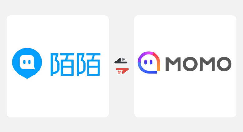 2017年上半年品牌換新LOGO，標志設計，LOGO設計，陌陌LOGO