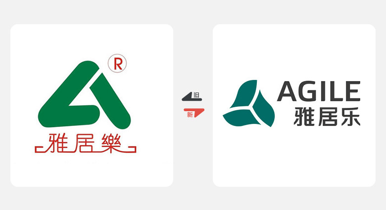 2017年上半年品牌換新LOGO，標志設計，LOGO設計，雅居樂集團LOGO