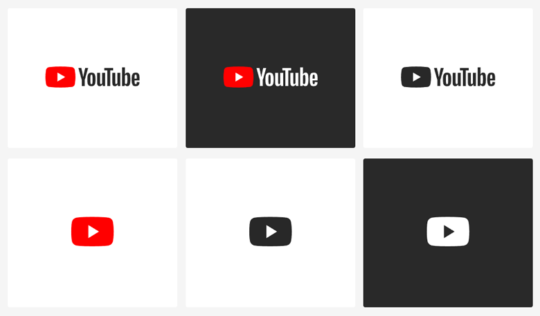 YouTube標(biāo)志，YouTube LOGO，視頻分享網(wǎng)站LOGO，YouTube形象設(shè)計(jì)