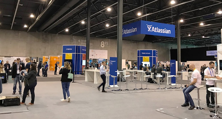 AtlassianLOGO，Atlassian標(biāo)志，Atlassian形象設(shè)計，軟件開發(fā)標(biāo)志設(shè)計，軟件開發(fā)品牌設(shè)計