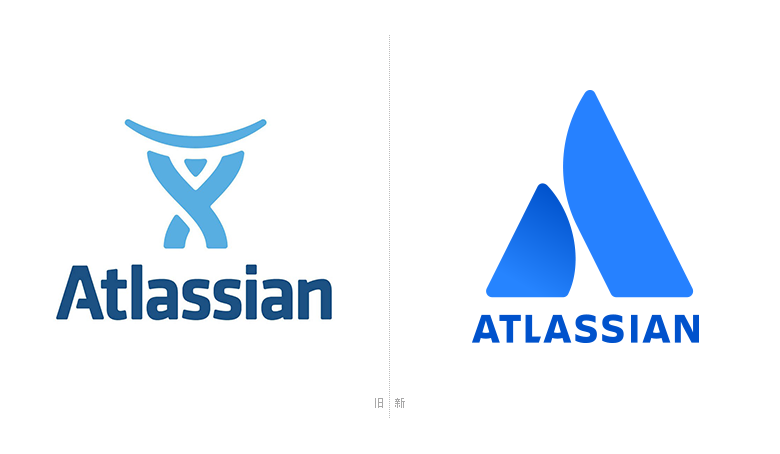 AtlassianLOGO，Atlassian標(biāo)志，Atlassian形象設(shè)計，軟件開發(fā)標(biāo)志設(shè)計，軟件開發(fā)品牌設(shè)計
