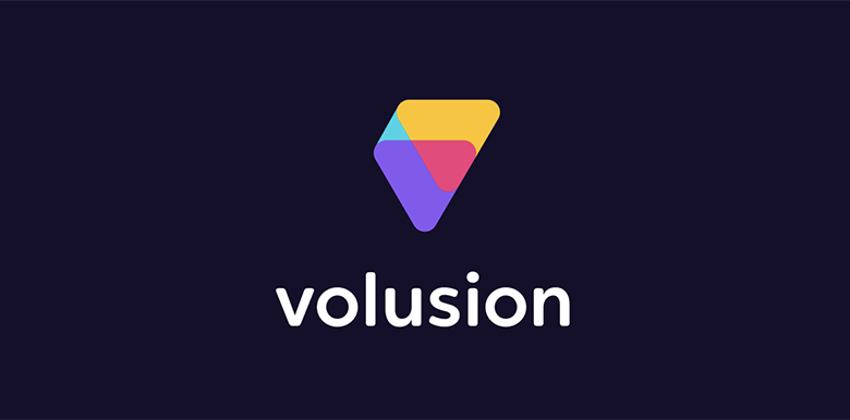 Volusion LOGO，Volusion標(biāo)志，Volusion品牌形象設(shè)計(jì)，電子商務(wù)平臺(tái)標(biāo)志，電子商務(wù)平臺(tái)LOGO