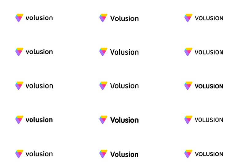 Volusion LOGO，Volusion標(biāo)志，Volusion品牌形象設(shè)計(jì)，電子商務(wù)平臺(tái)標(biāo)志，電子商務(wù)平臺(tái)LOGO