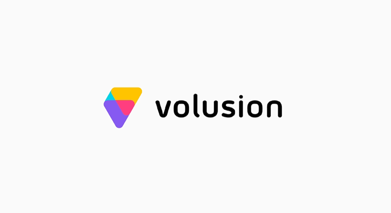 Volusion LOGO，Volusion標(biāo)志，Volusion品牌形象設(shè)計(jì)，電子商務(wù)平臺(tái)標(biāo)志，電子商務(wù)平臺(tái)LOGO