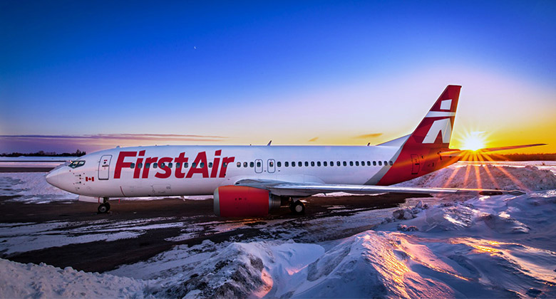 First Air航空LOGO，F(xiàn)irst Air航空標(biāo)志，F(xiàn)irst Air航空品牌設(shè)計，加拿大航空標(biāo)志