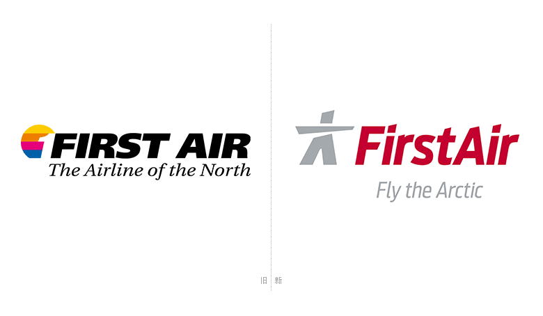 First Air航空LOGO，F(xiàn)irst Air航空標(biāo)志，F(xiàn)irst Air航空品牌設(shè)計，加拿大航空標(biāo)志