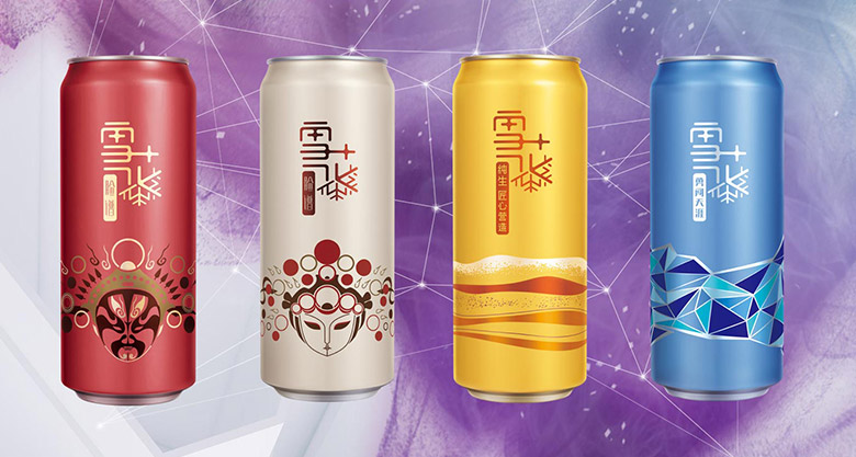 雪花啤酒標(biāo)志，雪花啤酒LOGO，雪花啤酒包裝設(shè)計(jì)，雪花啤酒形象設(shè)計(jì)，啤酒品牌設(shè)計(jì)