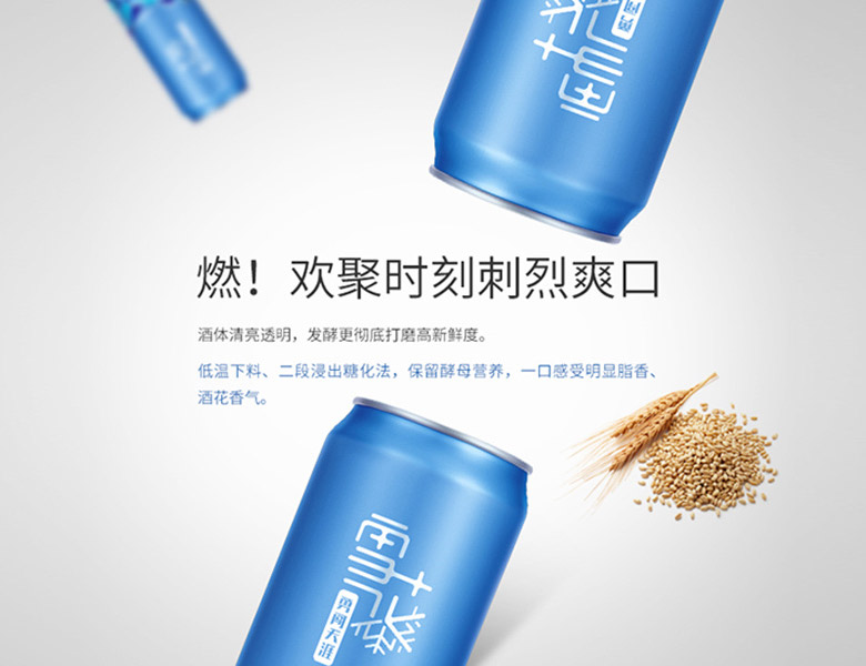 雪花啤酒標(biāo)志，雪花啤酒LOGO，雪花啤酒包裝設(shè)計(jì)，雪花啤酒形象設(shè)計(jì)，啤酒品牌設(shè)計(jì)