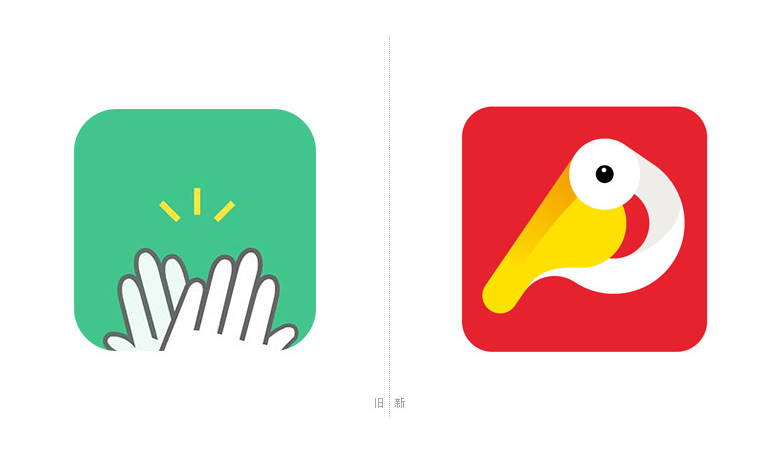 拍拍二手LOGO，拍拍二手標(biāo)志，拍拍二手品牌設(shè)計(jì)
