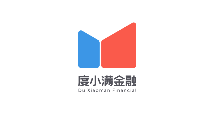 度小滿金融LOGO，度小滿金融標(biāo)志，度小滿金融品牌設(shè)計(jì)，金融品牌設(shè)計(jì)