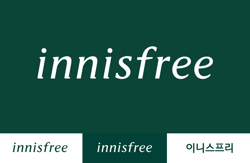 悅詩風(fēng)吟（Innisfree）標(biāo)志,悅詩風(fēng)吟（Innisfree）LOGO,悅詩風(fēng)吟（Innisfree）品牌形象設(shè)計(jì),化妝品品牌設(shè)計(jì),化妝品品牌LOGO,化妝品品牌標(biāo)志