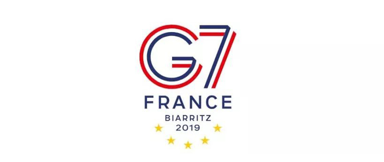 2019年G7峰會LOGO,2019年G7峰會標志,2019年G7峰會品牌視覺設(shè)計，2019年G7峰會品牌形象設(shè)計