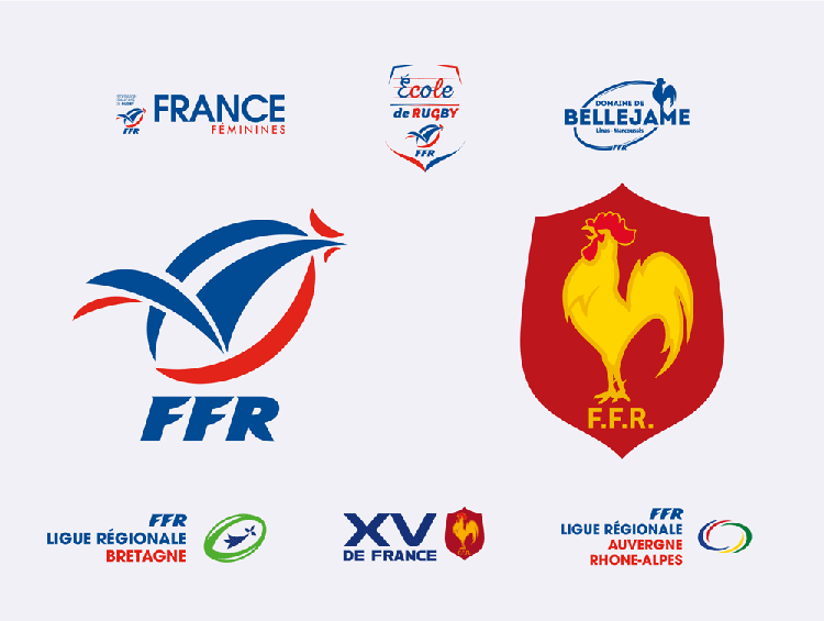 法國橄欖球聯(lián)合會（FFR）LOGO,法國橄欖球聯(lián)合會（FFR）標志,法國橄欖球聯(lián)合會（FFR）品牌形象設計
