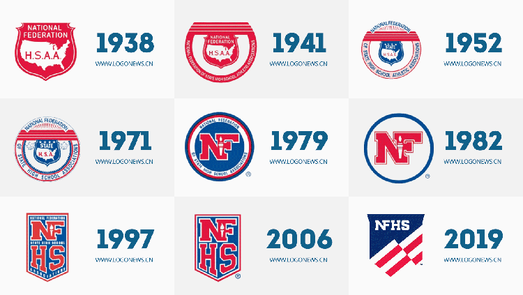 運動聯(lián)盟（NFHS）,logo,標志,設計