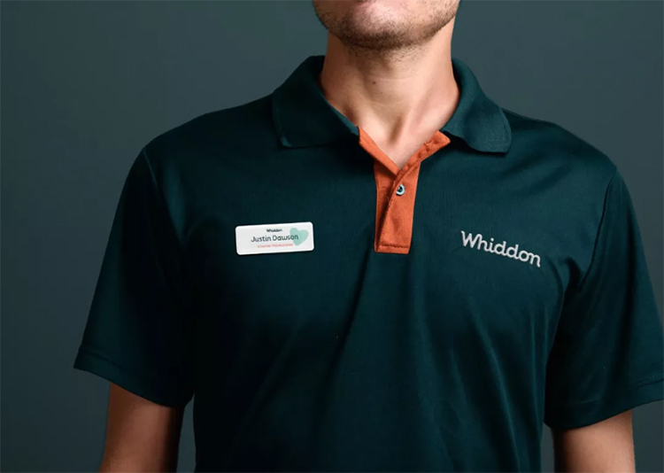 老年護理提供商“Whiddon”品牌形象