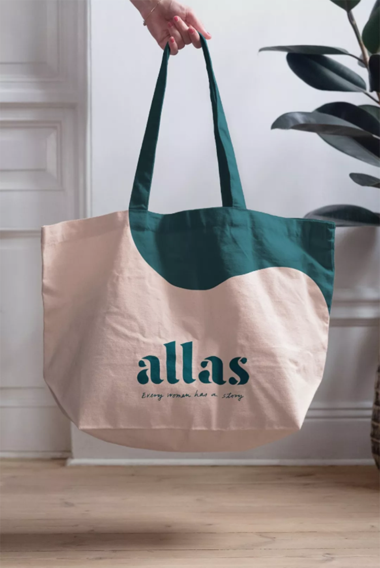 女性生活雜志Allas品牌LOGO,女性生活雜志Allas品牌標(biāo)志,女性生活雜志Allas品牌形象設(shè)計(jì)