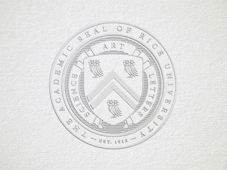 美國(guó)萊斯,大學(xué),LOGO,設(shè)計(jì)