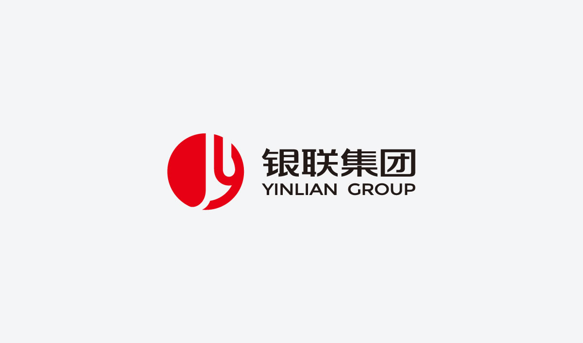 銀聯(lián)集團品牌形象設(shè)計，銀聯(lián)集團標志設(shè)計_全力設(shè)計
