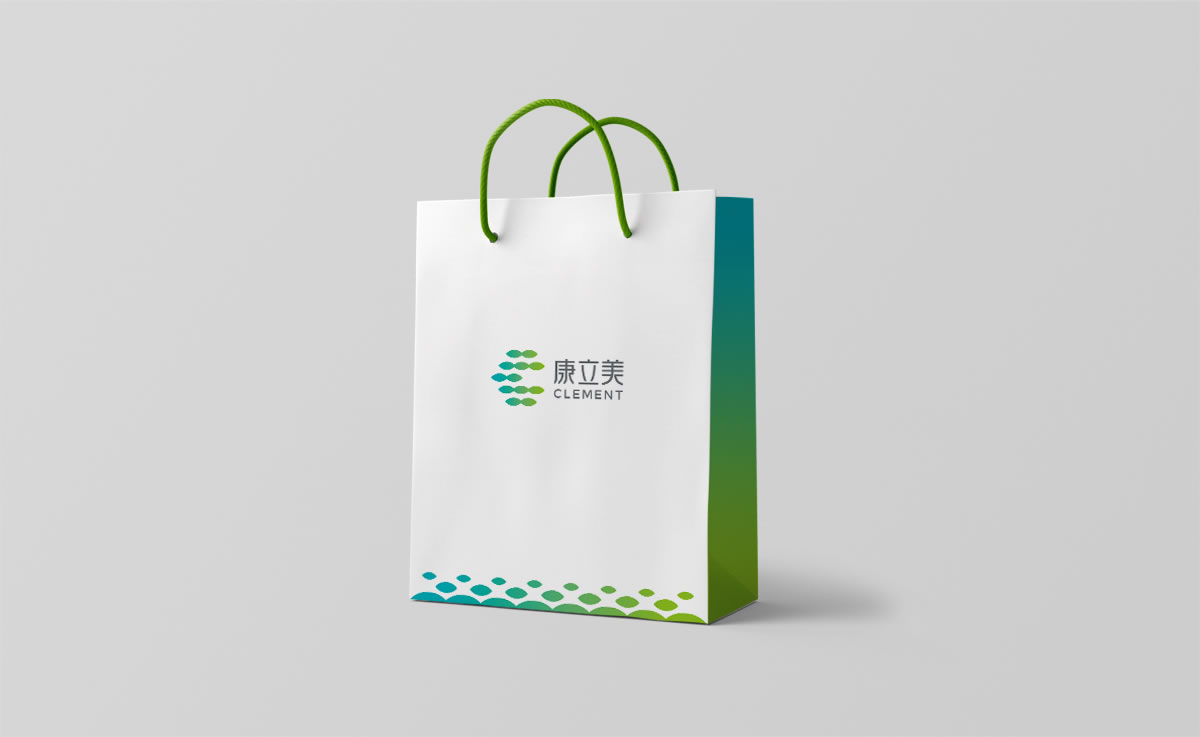 康立美品牌標志設計,品牌VI設計,形象店面設計_全力設計