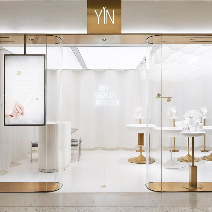珠寶品牌YǐN隱店面設(shè)計,珠寶品牌YǐN隱空間設(shè)計,珠寶品牌YǐN隱SI設(shè)計,珠寶品牌形象設(shè)計