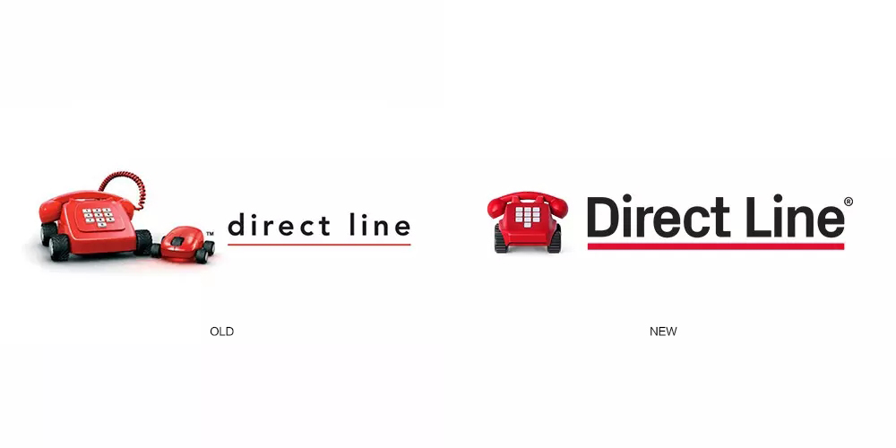 英國保險公司Direct Line發(fā)布新品牌LOGO