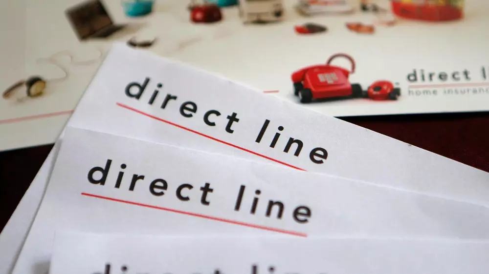 英國保險公司Direct Line標志,英國保險公司Direct Line LOGO,保險公司品牌設(shè)計,保險公司標志設(shè)計