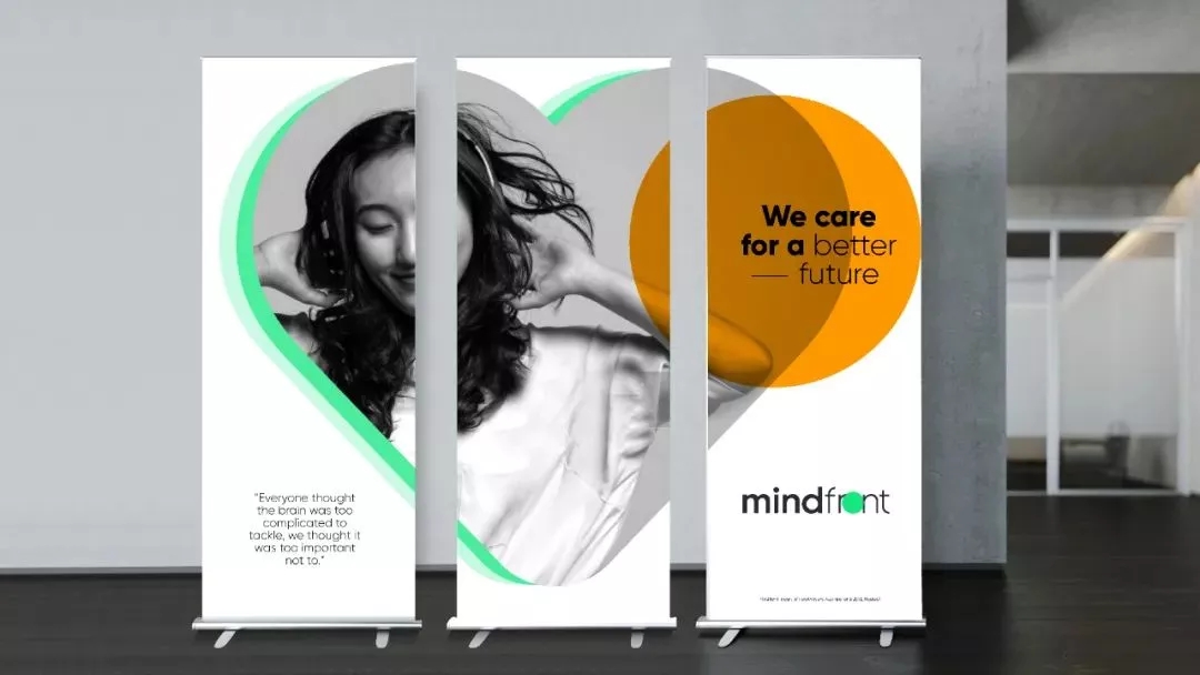 曼朗醫(yī)療mindfront LOGO,曼朗醫(yī)療mindfront標志,醫(yī)療品牌形象設計,醫(yī)療標志