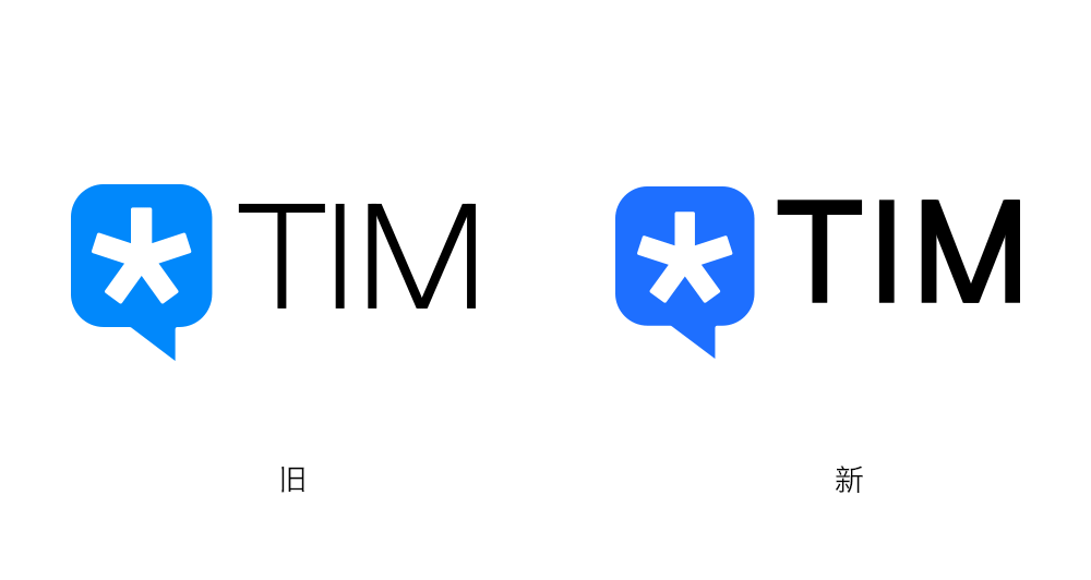 騰訊QQ簡潔版TIM標志,騰訊QQ簡潔版TIM LOGO,騰訊QQ簡潔版TIM品牌設(shè)計