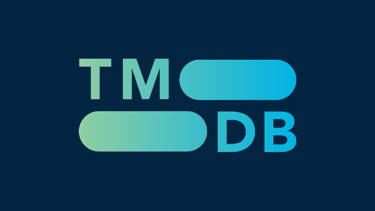 TMDb電影數(shù)據(jù)庫平臺標(biāo)志,TMDb電影數(shù)據(jù)庫平臺LOGO,電影電視平臺標(biāo)志