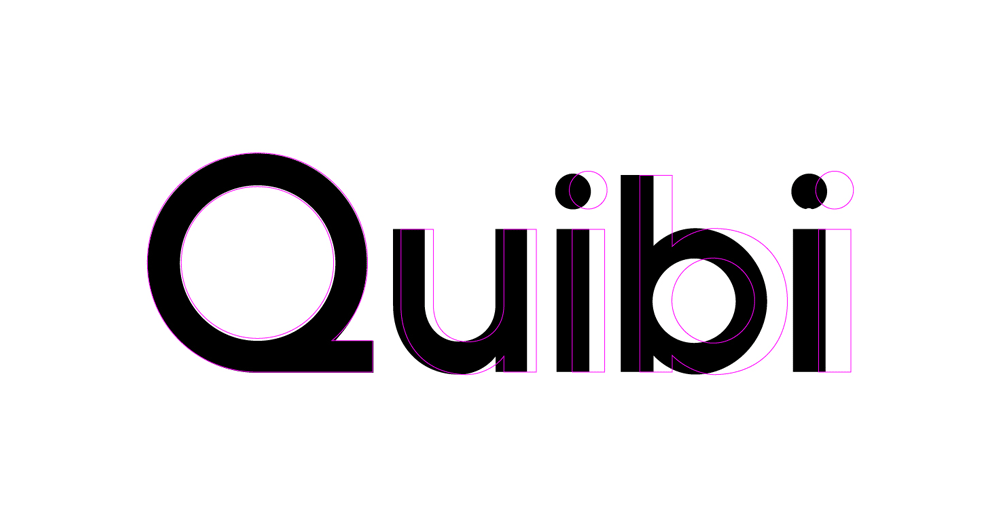 Quibi移動(dòng)短視頻平臺(tái)LOGO,Quibi移動(dòng)短視頻平臺(tái)標(biāo)志,短視頻品牌設(shè)計(jì)