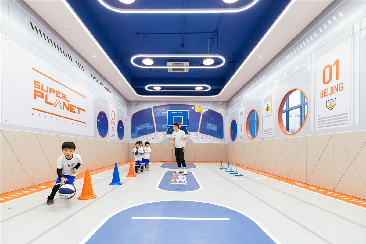 超能星球品牌少兒智能運動館空間設計